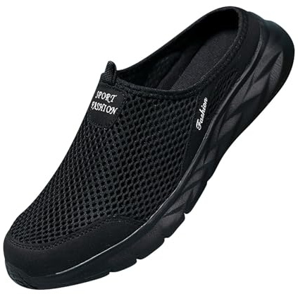 Sabots et mules orthopédiques pour homme - Confortables - En maille - Respirantes - Sandales de marche - Semelles souples - Pour le sport - Pieds nus - Chaussures d'été à enfiler