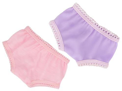 SUPVOX Culottes pour Poupée 18 Pouces, sous Vêtements Doux 2 Pièces