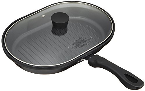 Perlen-Fisch-Grill Innenseite Drei-Schicht-Blue Diamond Gericht f?r IH Glasdeckel mit breiten Pfanne H-8289 (Japan Import / Das Paket und das Handbuch werden in Japanisch)