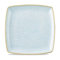 Churchill Stonecast Deep Square Plate 26.8cm 10.5 - Duck Egg Blue | Pack of 6