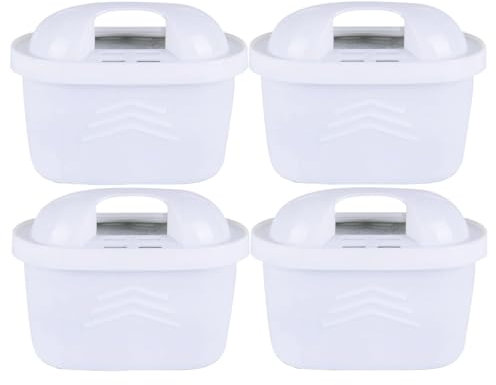 AquaHouse Water Jug Filter Cartridges Compatible with Brita Maxtra/Maxtra+ Filter Jugs, fits Mavea & Marella Elemaris (4 Pack)