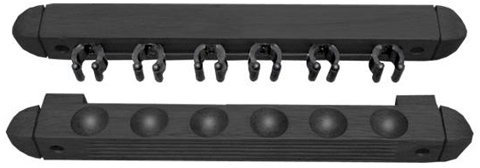 Supreme Porte-queues Billard Mural 6 Queues Noir