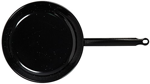 La Valenciana Paellera, Acero aleado, Negro, 24 cm