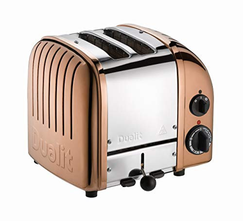 Dualit Classic 2 Toaster, kupfer/chrom poliert handgefertigt