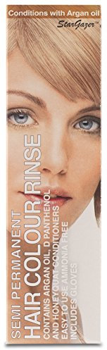 Tinte de cabello semipermanente de tono natural, rubio. Contiene patenol D (Pro Vitamina B5), extracto de argán y Honeyquat para acondicionar el cabello.