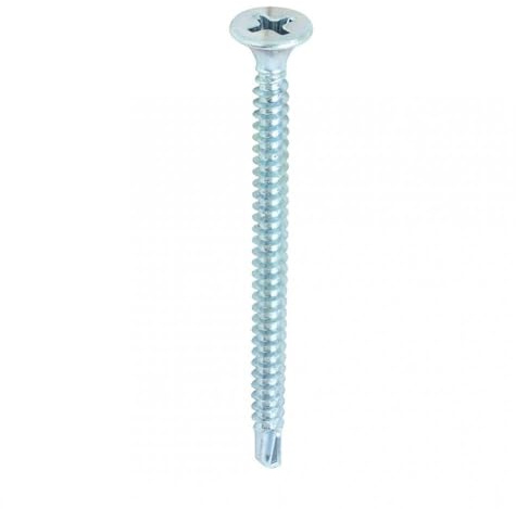 TIMCO BZP PH2 Philips Self-Drilling Drywall Screws - 3.5 x 50 - Zinc - Box of 1000