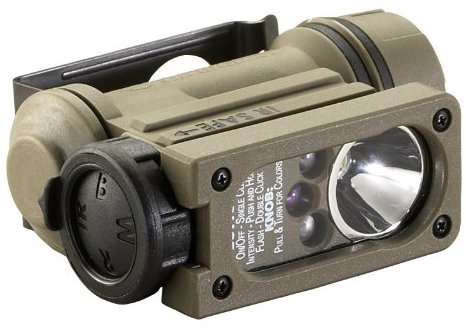 Streamlight 14510 Sidewinder 55-Lumens Compact II Military Flashlight with Helmet Mount in Box, Coyote
