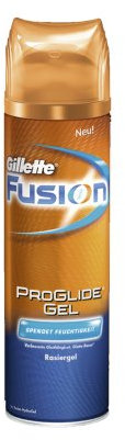 Gillette Fusion ProGlide Rasiergel Feuchtigkeit 200 ml, 4er Pack (4 x 200 ml)