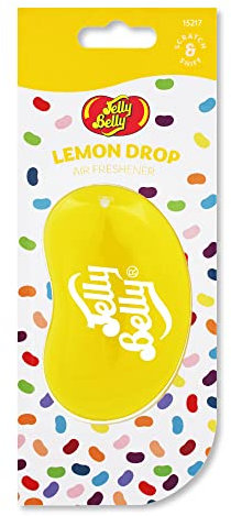 Jelly Belly 15217 3D Jelly Bean Air Freshener - Lemon Drop