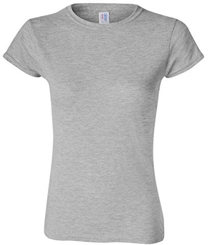 Gildan Ladies Soft Style Short Sleeve T-Shirt (2XL) (Sport Grey (RS))