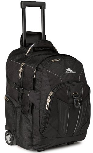 High Sierra XBT - Business Rolling Backpack, Black, One Size
