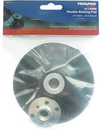 4.5 (115mm) Flexible Backing Pad for Mini Grinders