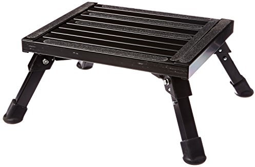 Safety Step S-07C-BLK Trittstufe, klein, zusammenklappbar, 27,9 x 35,6 cm, Schwarz