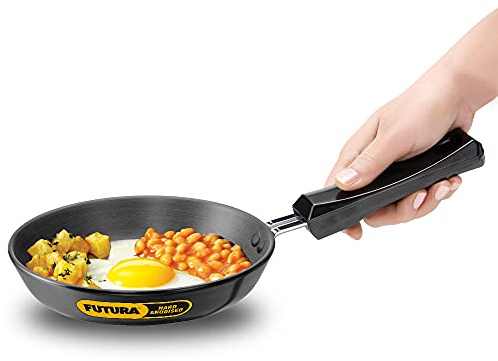 Futura Hard Anodised Frying Pan, 18cm