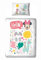 Baby-Bettwäsche 2 teiliges Set Disney Minnie Maus Mouse Lama Panda Erdmännchen | 100x135 cm 40x6 0cm | Klein-Kinder Bettwaesche-Set in Weiss türkis