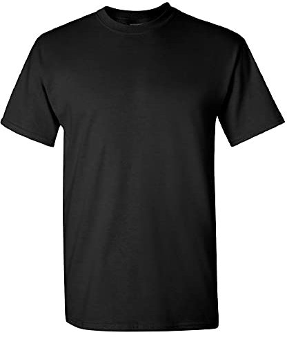 Gildan Mens Heavy Cotton Short Sleeve T-Shirt (XL) (Black)