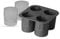 Pearl Moule Silicone pour Faire 4 Verres en Glace