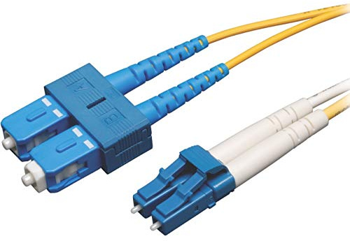 Tripp Lite 30M Duplex Singlemode SSF 8.3/125 Fiber Patch Cable (LC/SC) 100' (N366-30M)