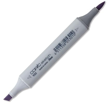 Copic Alcohol Sketch Marker, V22 Ash Lavender