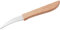 Nirosta 41709 Couteau éplucheur, Couteau à éplucher, Lame de 6cm, Bois, Acier inoxydable, 16x2cm