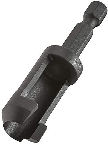Trend Snappy 9.5mm Tube Plug Cutter for Hard and Softwoods, Tool Steel | Cuts 9.5mm Plugs From Hard And Softwoods For A Precise Quick-Release Drill System Fit, SNAP/PC/95T