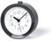 Lemnos Wecker Riki/Designer Wecker Analog ohne Ticken/Reisewecker in japanischer Qualität/analoger Wecker ohne Ticken/Wecker batteriebetrieben mit Snooze & Licht – Farbe Grau