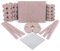 SIMALA Furniture Pads Floor Protectors - 124 Pack Beige Felt Pads For Furniture Feet. 5mm Thick For Increased Durability Are Ideal Floor Protector Pads For Hard Surfaces