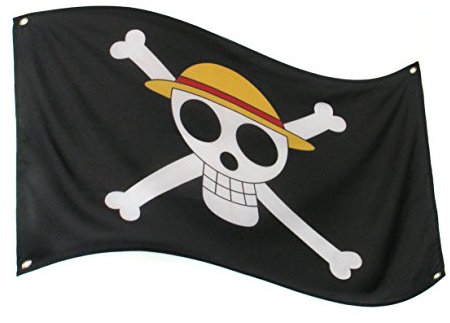 Bandera de una pieza pirata Anime Luffy Luffy