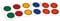 Lawn Bowls Identification Marker Stickers Pack of 4 Labels