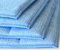 Microfaser Aktiv Power Pads 4 Stück Set - handlich, gründlich, universell - Mikrofaser-Schwammtuch 23 x 17 cm, Blau