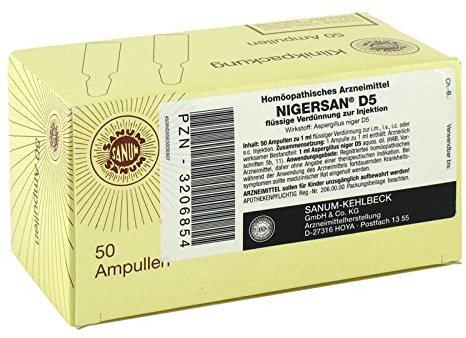 NIGERSAN D 5 Ampullen 50X1 ml