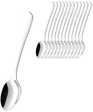 Esmeyer Sylvia - Service de 12 cuillers à Espresso Sylvia en INOX 18/0 Poli, en Carton d'entreposage Blanc