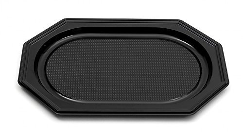 Inde Catering- Trays schwarz, 550 x 360 x 30 mm, 1167, 10 Stück