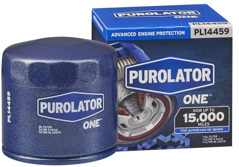 Purolator PL14459 PurolatorONE Advanced Engine Protection Spin On Oil Filter Compatible With Hyundai Elantra, Sonata, Tucson, Accent, Sante Fe, Kia Soul, Optima, Sportage, Sorento and Honda Accord