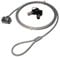 Laptop Security Cable with Barrel Lock & Key for Kensington Slot
