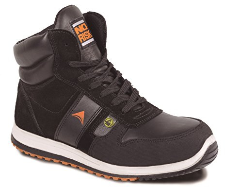 NoRisk Sicherheitsstiefel Jumper von S3 SRC ESD 43 Schwarz