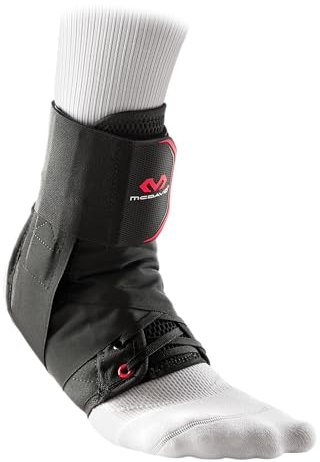McDavid Fußgelenkstütze/W Stabilisator Träger, verhindern und erholen Sie Sich von Ankle Verstauchungen, Unisex, schwarz, Large
