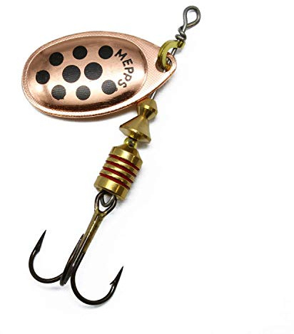 Mepps Aglia Spinner Copper Black Dot #36,5g, 1 Stück