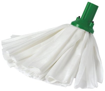 Professional Super White Colour Coded Mop Head - Green
