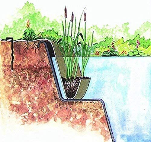 OASE 36296 Böschungstasche Jute | Teichbepflanzung | Gartenbepflanzung | Zubehör | Dekoration | Ufer