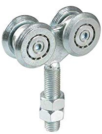 Carrelli P/Cancelli In Ferro Art.331 4 Cuscinetti Dia.Mm. 44