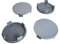 4x Nabenkappen 75 mm / 72 mm Nabendeckel Universal Kappen 75,0/72,0 mm Deckel Felgendeckel