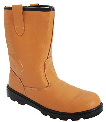 Grafters men's safety shoes Brown Size: 5.5