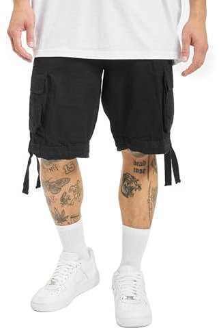 Brandit Herren Urban Legend Shorts Cargos, Schwarz, 5XL