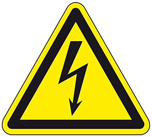 LEMAX® Warnschild Warnung vor elektrischer Spannung, ASR/ISO, Kunststoff, SL 200mm