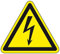 LEMAX® Warnschild Warnung vor elektrischer Spannung, ASR/ISO, Kunststoff, SL 200mm