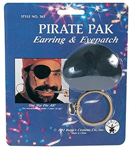 Rubies Official Pirate Pack Accesssories Adult (One Size) Halloween