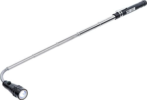 BGS Ausziehbare LED-Leuchte mit Magnetheber - 2-IN-1