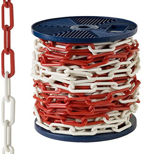 WOLFPACK LINEA PROFESIONAL - Cadena Plastico Bicolor 6 mm. Rollo 25 metros