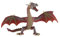 Bullyland 75591 - Spielfigur Rotbrauner Drache, ca. 10,3 cm, detailgetreu, PVC-frei, ideal als kleines Geschenk für Kinder ab 3 Jahren